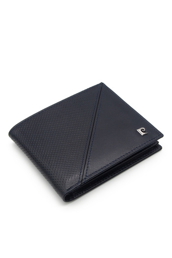 Pierre Cardin Navy Blue Leather Men's Wallet 2044Il5X