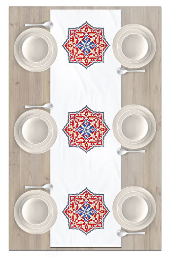 Bertille Home Seria Ramadan 140x40 cm Runner imprimat digital (din Rama)