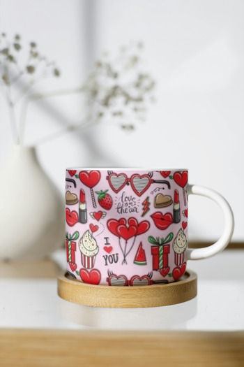 EYBaskı Tasarım Valentine's Day Special Nescafe Cup Love Gift Cup