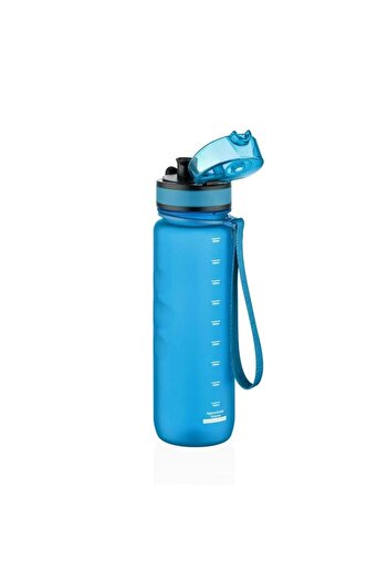 Uzspace 1215 Tritan Soft Touch Water Bottle with Holding Support Without Straw 1215 500 ml Cyan