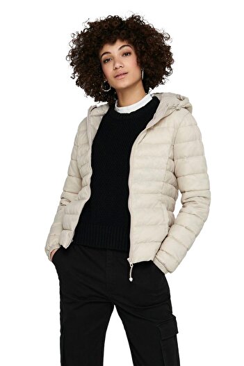 ONLY Onltahoe Hood Jacket Otw Noos 15156569 Πέτρα πυμίτη