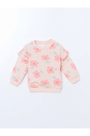 LC Waikiki Lcw Crew Neck Girl's Sweatshirt and Leggings