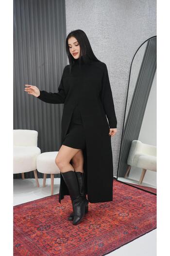 Neva Wear Black Poncho Dress
