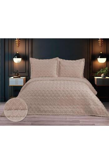 bursa çeyiz Nordic Bedspread Fenomen Daisy Pique Set Beige