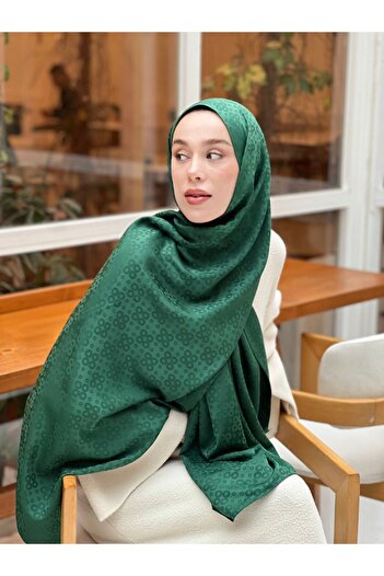 Modakaşmir Silky Jacquard Series Bubble Pattern Shawl
