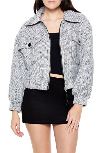 Forever 21 Yünlü Bomber Ceket