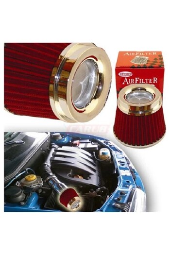 caralp Carub Red Universal Attached - Outdoor Air Filter, +6 Hp Performance and Sound Enhancer