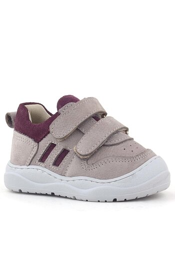 Rakerplus Schaggy Genuine Leather Light Beige Claret Red Baby Sneakers