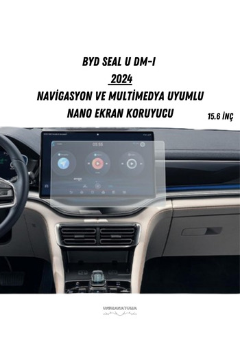 UniqAnatolia Byd Seal U Dm-I 2024 Navigation and Multimedia Compatible Nano Screen Protector