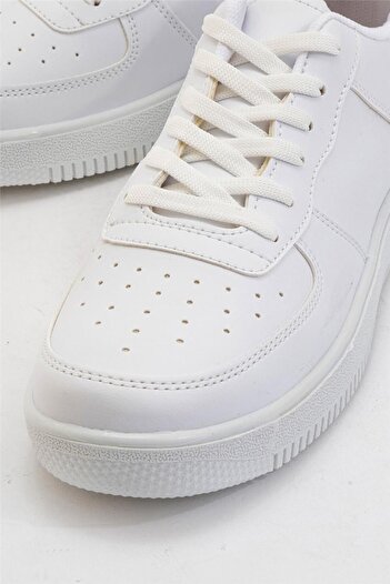 Liger Unisex Spor Sneaker Ayakkabı BEYAZ-BEYAZ