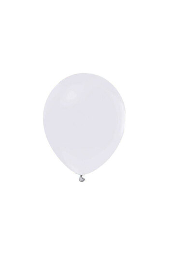 TT Tahtakale Toptancıları Metallic Balloon 12 Inch Non-Printed (100 Pieces) White