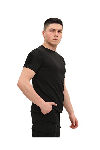 SINGLE SWORD Κοντομάνικο Tactical T-shirt χωρίς γιακά - T-Shirt