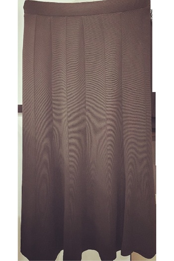 N.Y.YILDIZ Star New 1,Sinif - Plus Size Scuba Skirt with Stretch and Split Elastic
