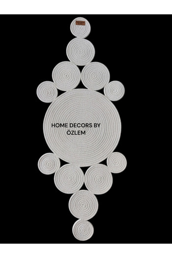 home decors by özlem Wicker Decorative Cover - Kitchen and Living Room Presentation, Coffee Table Console Cover - 82X30Cm