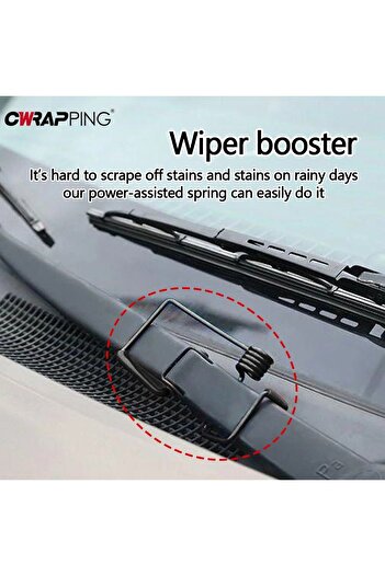 Choice 2PCS Car Wiper Booster Spring Wiper Arms Protector Tools Rubber Alloy Windshield Wipers Universal...