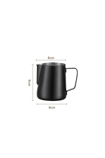 Choice 350ML Black 350/600ML Coffee Milk Frothing Pitcher Jug 304 Stainless Steel Precise Scale High Qualit