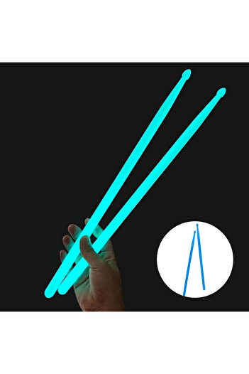Choice1 blue Miwayer Luminous Drum Stick Light Up Drum Sticks1Pair in The Dark Musical Instruments Stage Per