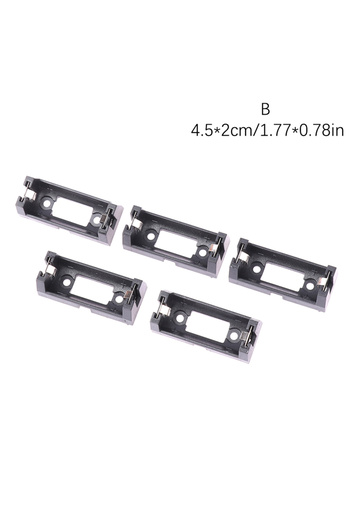 Choice B 5 Pcs Plug-in CR123A Battery Holder 16340 Box LIR123A Storage Cover For PCB DIY