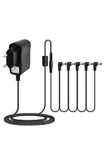 Choice Rowin Power Adapter 5 Way Electric Guitar Effect Pedal Power Plug Accessories Cables Daisy Chain ...