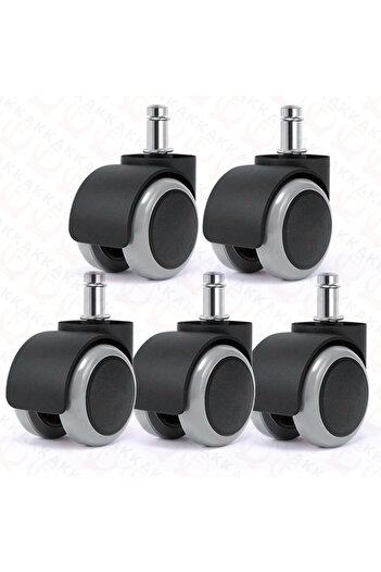 Choice 2 inch gray KAK 5pcs 2 inch Universal Swivel Caster Wheels Replacement Gaming Chair Office Chair Cas