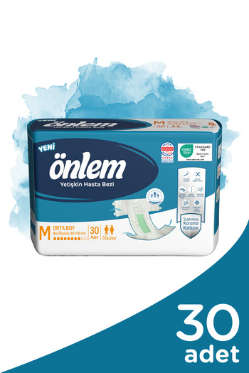ÖNLEM Patient Diaper with Waist Band Medium
