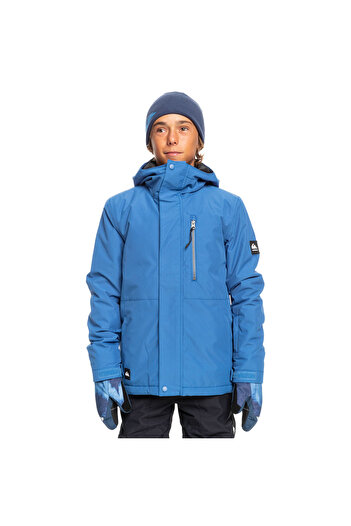 Quiksilver Mission Solid Youth Erkek Çocuk Mavi Snowboard Ceketi ERKEK ÇOCUK SNOWBOARD