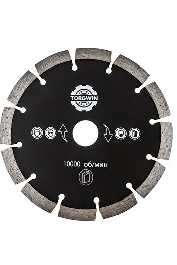 Choice 150mm 22.23mm Multipurpose Cutting Black Ultra-thin Dry Diamond Saw Blade 125/150/180/230mm*22.23mm