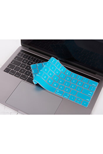 Mcstorey Macbook Pro Kılıf Klavye Koruyucu Türkçe Baskılı (US TO TR) A1706 A1989 A2159 A1707 A1990 Ile Uyumlu
