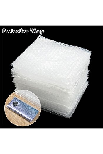 Choice -10x15cm 50pcs PE Clear Cushioning Covers Envelope Shockproof Package White Bubble Bag Protective Wr