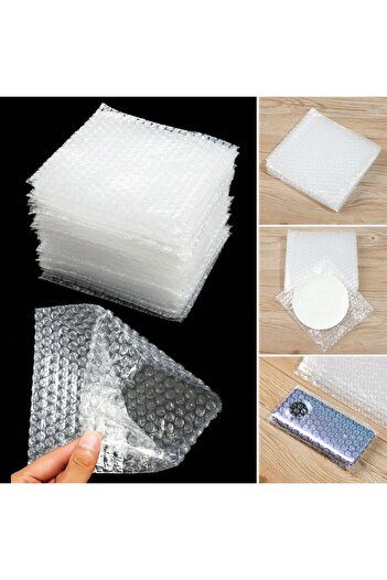 Choice -10x15cm 50pcs PE Clear Cushioning Covers Envelope Shockproof Package White Bubble Bag Protective Wr