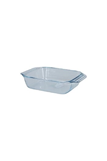 Pyrex مقلاة تحميص مستطيلة مقاومة للخدش وآمنة للاستخدام في غسالة الأطباق، سعة 1.4 لتر