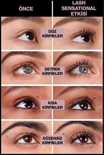 Maybelline New York Lash Sensational Fan Effect Rimel negru intens - Extra negru