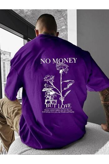 BENROMA No Money Printed Oversize T-Shirt