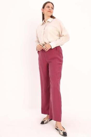 ALLDAY Cherry-Pocket Pipe Leg Trousers