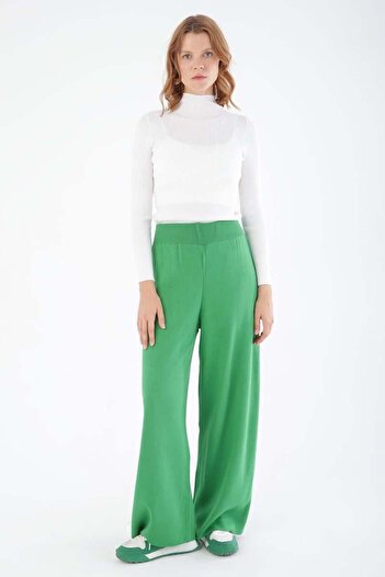 ALLDAY Green-Legged Knitwear Trousers