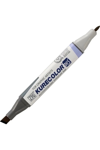 Zig Zig Kurecolor Kc-3000 767 Twin S Marker Pen Dark Brown