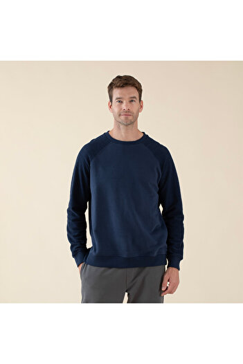 Chakra Naphte Erkek Sweatshirt Marin Mavi