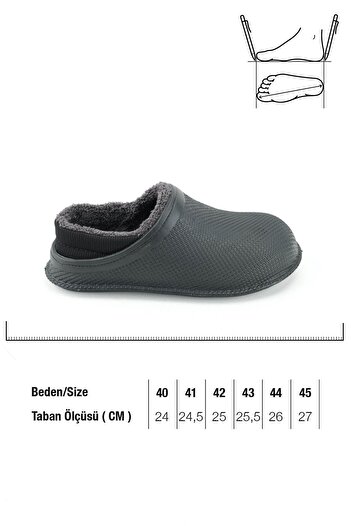 GEZER 15336 Eva Plush Silent Sole Men's Winter House Slippers
