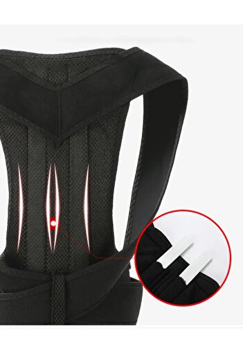 Ankaflex Women's Men's Black Highconcept Underwire Upright Posture Corset