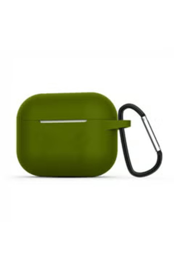 Primo Plus Protective Shockproof Silicone Case Cover for Apple AirPods 3 3rd Generation Olive Green