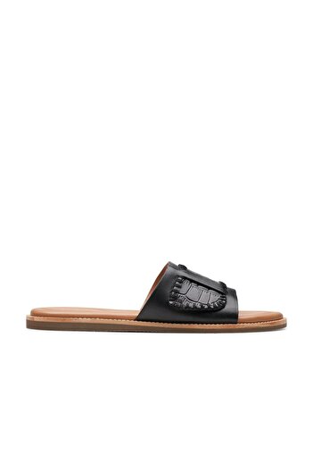 CLARKS Black Genuine leather Sandals For Womens