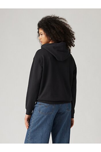 Levi's ΓΡΑΦΙΚΟ ΚΑΘΗΜΕΡΙΝΟ ΓΥΝΑΙΚΕΙΟ ΜΑΥΡΟ ΦΟΥΤΕΡΦΟΥΤΕΡ A8801-0016