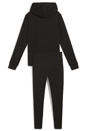 Puma 683046 Metallic Tracksuit FL Kadın Eşofman Takımı SİYAH