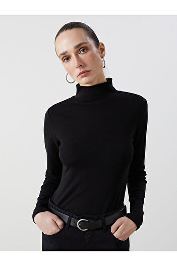 LC Waikiki Γυναικείο κορμάκι Stand-up Collar