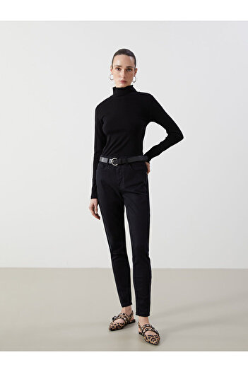 LC Waikiki Γυναικείο κορμάκι Stand-up Collar