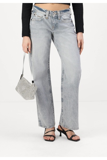 september island Cloud Bluish Gray Color Low Waist Jeans