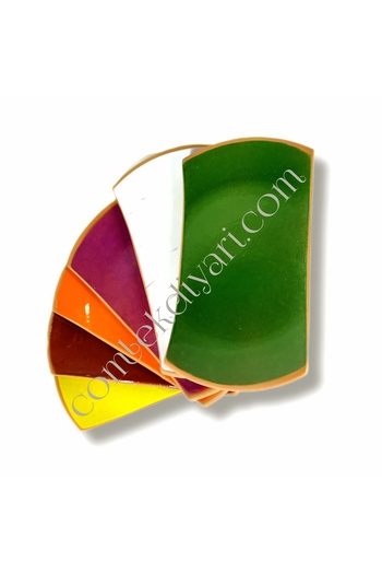 çömlek diyarı Set of 6 Presentation Plates - 30cm