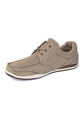Greyder 00102 Erkek Vizon Hakiki Deri Casual Ayakkabı