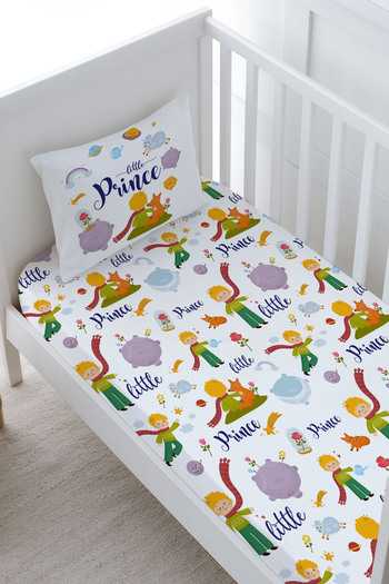 Tuğba Kuğu Baby Size Fitted Sheet Set - for Baby Series - Little Prince and Fox