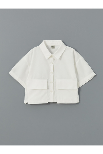 LC Waikiki Basic Short Sleeve Girl's Crop Shirt